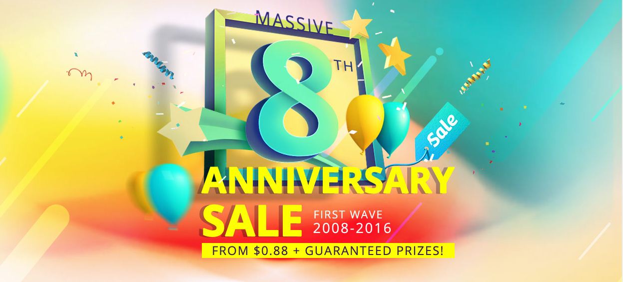 EverBuying Offers upto 90% Discount on its 8th Year Anniversary