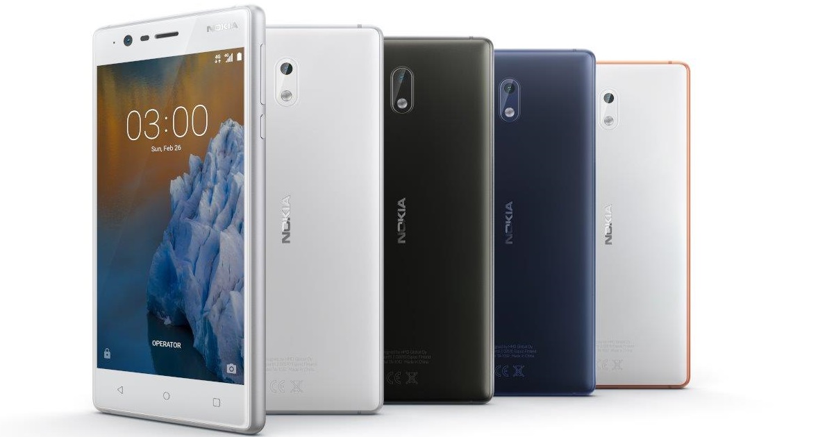 MWC 2017: Nokia 3, Nokia 5, and Nokia 6 with Android Nougat OS Launched