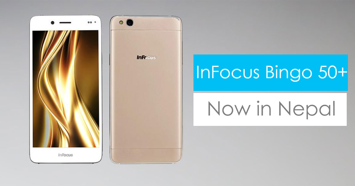 InFocus Bingo 50+ with 5.5-inch display, 4G VOLTE Launched in Nepal