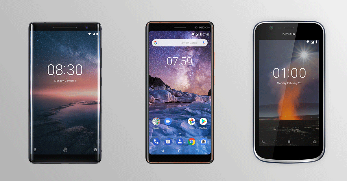 MWC 2018: Nokia introduces 3 New Smartphones