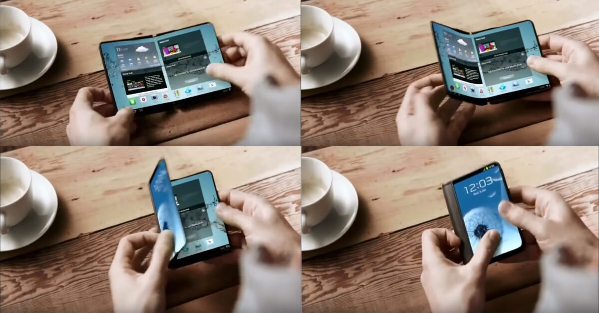 Samsung launching smartphones with foldable OLED displays in 2018