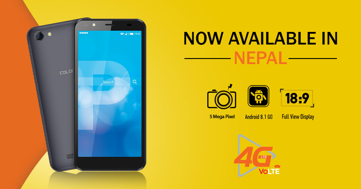 Entry-level Color Pride 1E launched in Nepal with 18:9 display