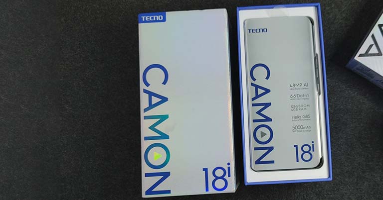 Tecno Camon 18i launched with a 90Hz HD display, Helio G85, 48MP camera