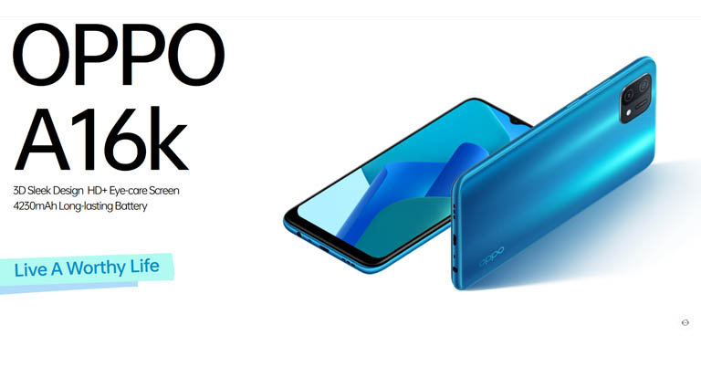 4/64GB variant of the Oppo A16k gets a price cut in Nepal — again