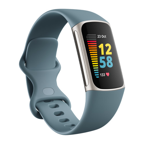 Fitbit Charge 5 - Steel Blue with Platinum Stainless Steel