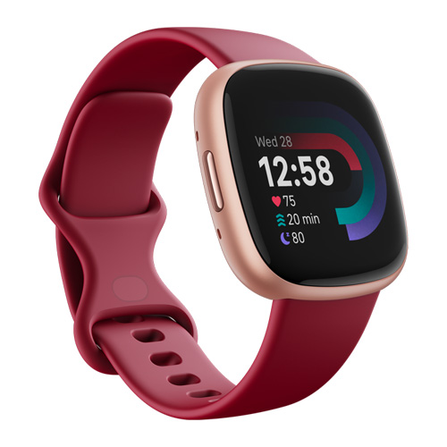 Fitbit Versa 4 - Beet Juice and Copper Rose Aluminum