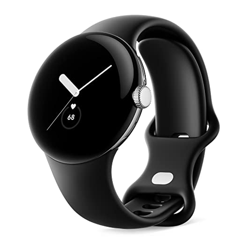 Google Pixel Watch - Matte Black case with Obsidian Active band