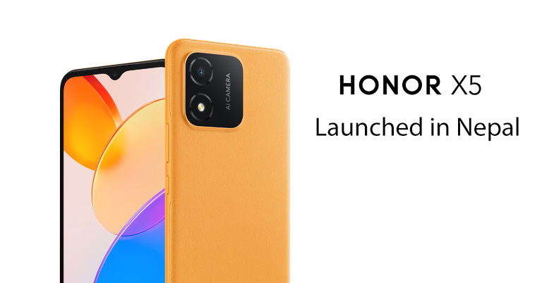 Honor X5 with Helio G25, 5000mAh battery goes official in Nepal