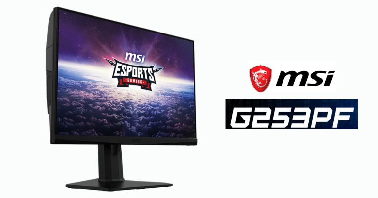 MSI G253PF Gaming Monitor launched with 380Hz refresh rate, Rapid IPS panel