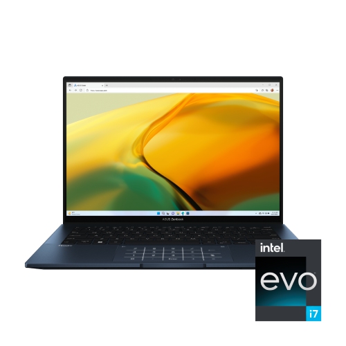 Asus Zenbook 14 2023 OLED 13th Gen i7-1360P 16GB 1TB 14" 3K OLED 90Hz- Front