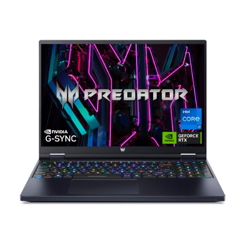 Acer Predator Helios 16 2023 13th Gen i7-13700HX RTX 4060 16GB 1TB 16" WQXGA 165Hz- Front