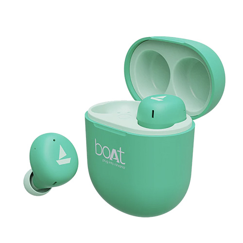 boAt Airdopes 381 Mint Green