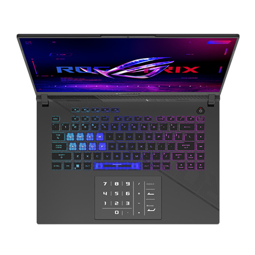 ASUS ROG STRIX G16 2024 i9-14900HK RTX 4070 Display and keyboard