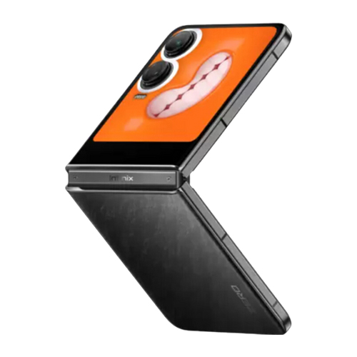 Infinix Zero Flip - Rock Black Folded