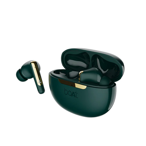 boAt Airdopes 141 ANC Green