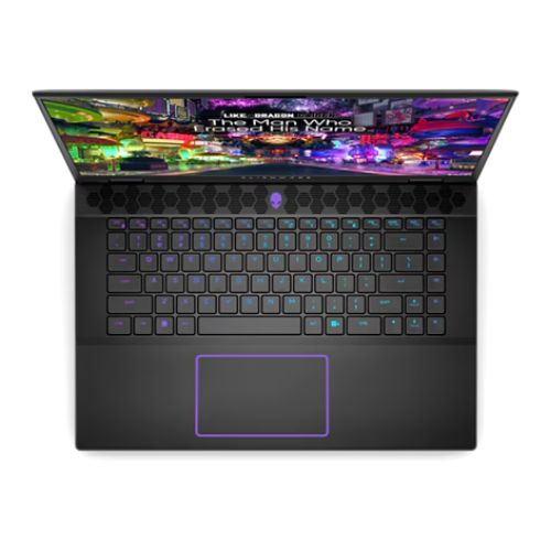 Dell Alienware m16 r2 2024 top down