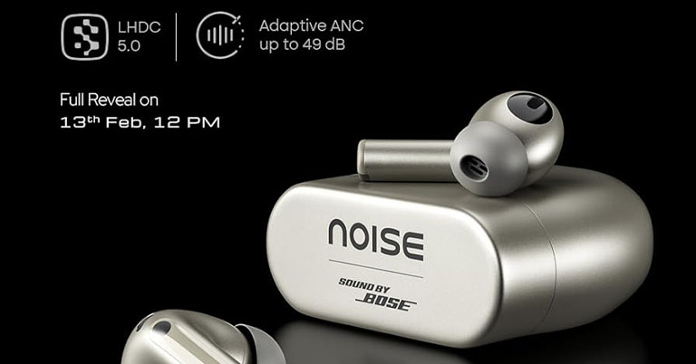 Noise Master Buds series is launching soon with 49dB ANC and LHDC 5.0